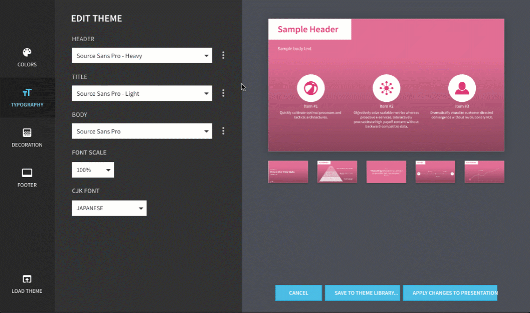How can I change the font? Beautiful.ai