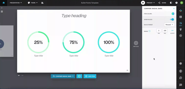 show values radial bar compare.gif