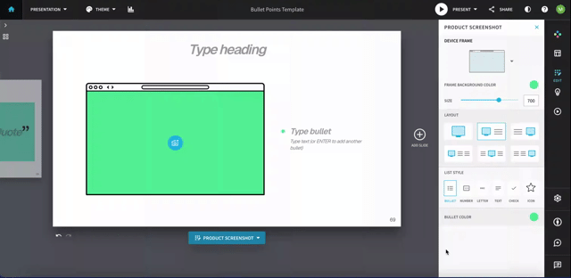 frame size and color product screenshot.gif