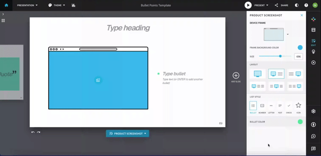 bullet style product screenshot.gif